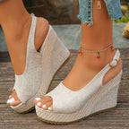 Open Toe Wedge Sandals