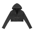 FAITH OVER FEAR-Vintage Washed Raw Edge Hoodie