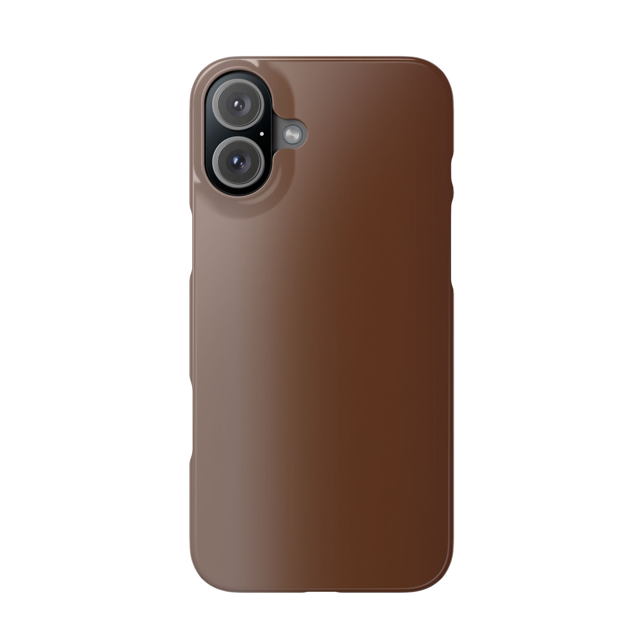 Slim Brown Minimalist Phone Case — Slim Protective Cover