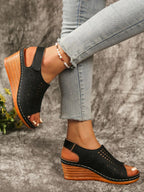 Open Toe Wedge Sandals