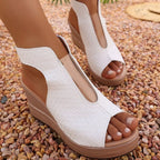 Open Toe Wedge Sandals