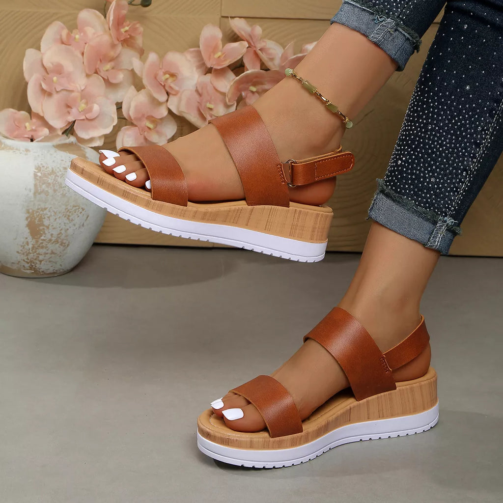 Open Toe Wedge Sandals