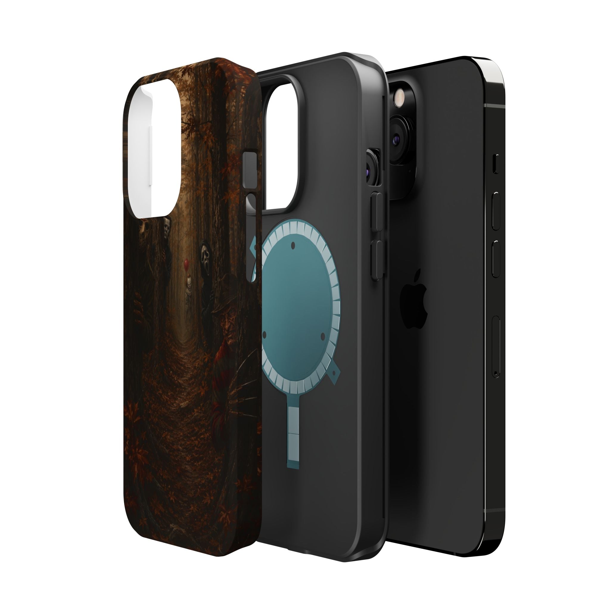 Phone Case — Spooky Forest Horror Design (Magnetic, Impact-Resistant)