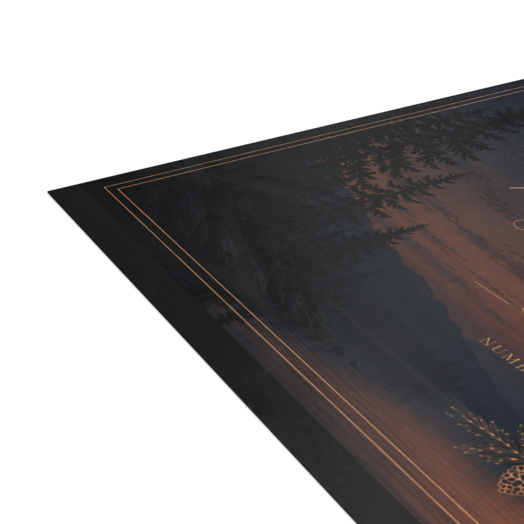 MIDNIGHT PINE- RSVP Card 4.9x3.5 (envelopes included)