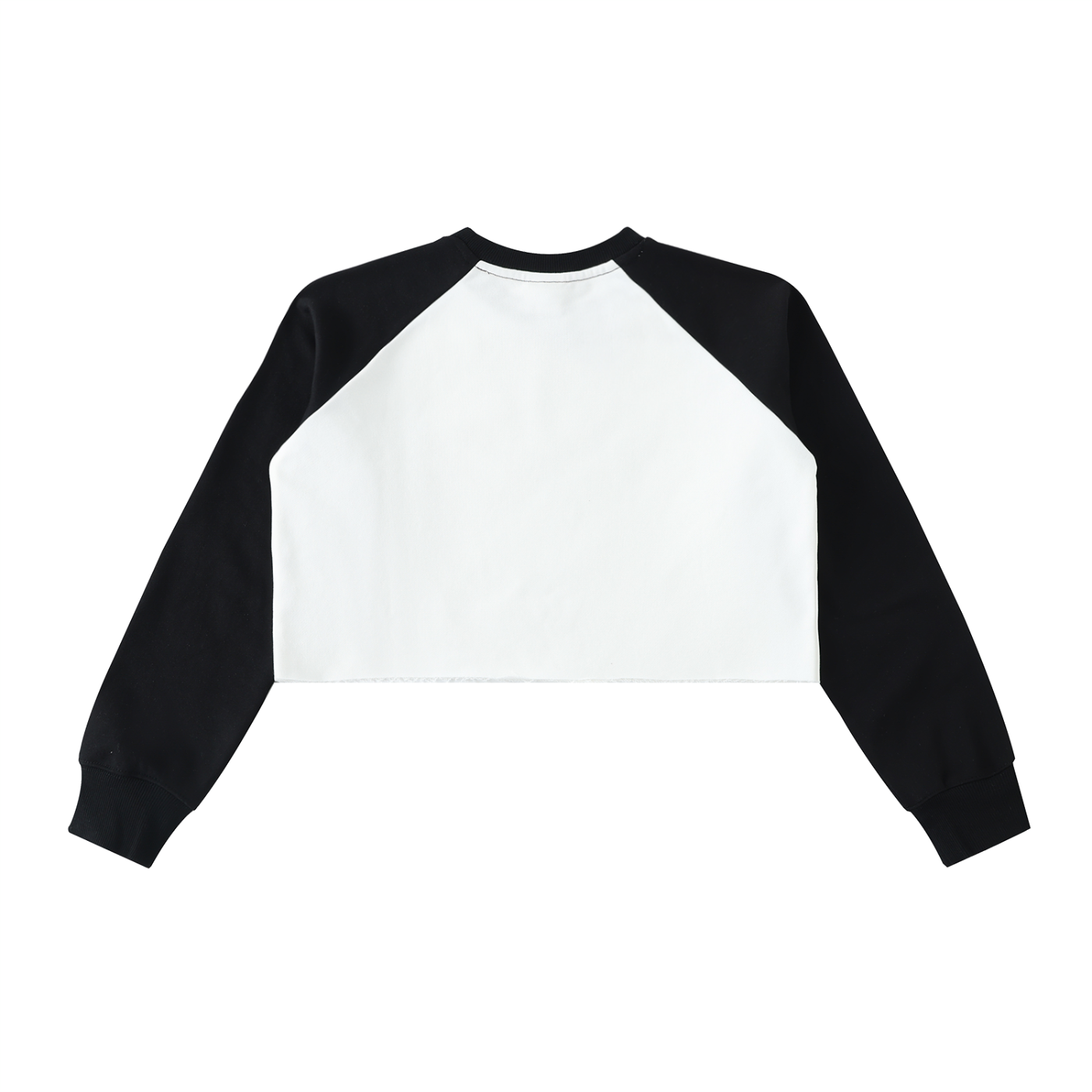 Bride's Babe- Block Raglan Crop Sweatshirt