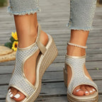 Open Toe Wedge Sandals