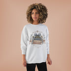 Books Are My Favorite Society Crewneck Sweatshirt - Cozy Book Stack Vintage Reading Crew