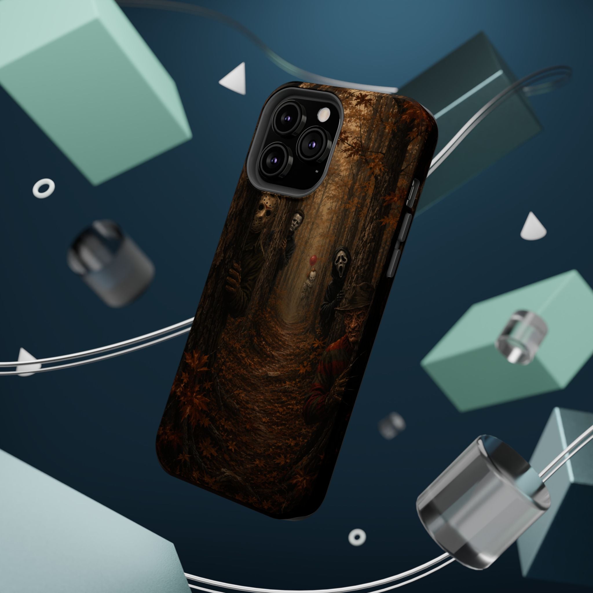 Phone Case — Spooky Forest Horror Design (Magnetic, Impact-Resistant)