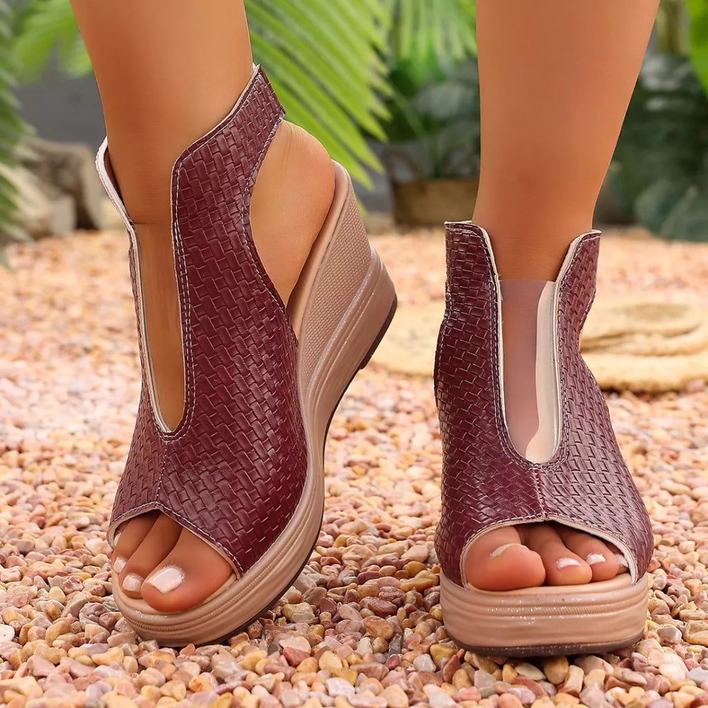 Open Toe Wedge Sandals