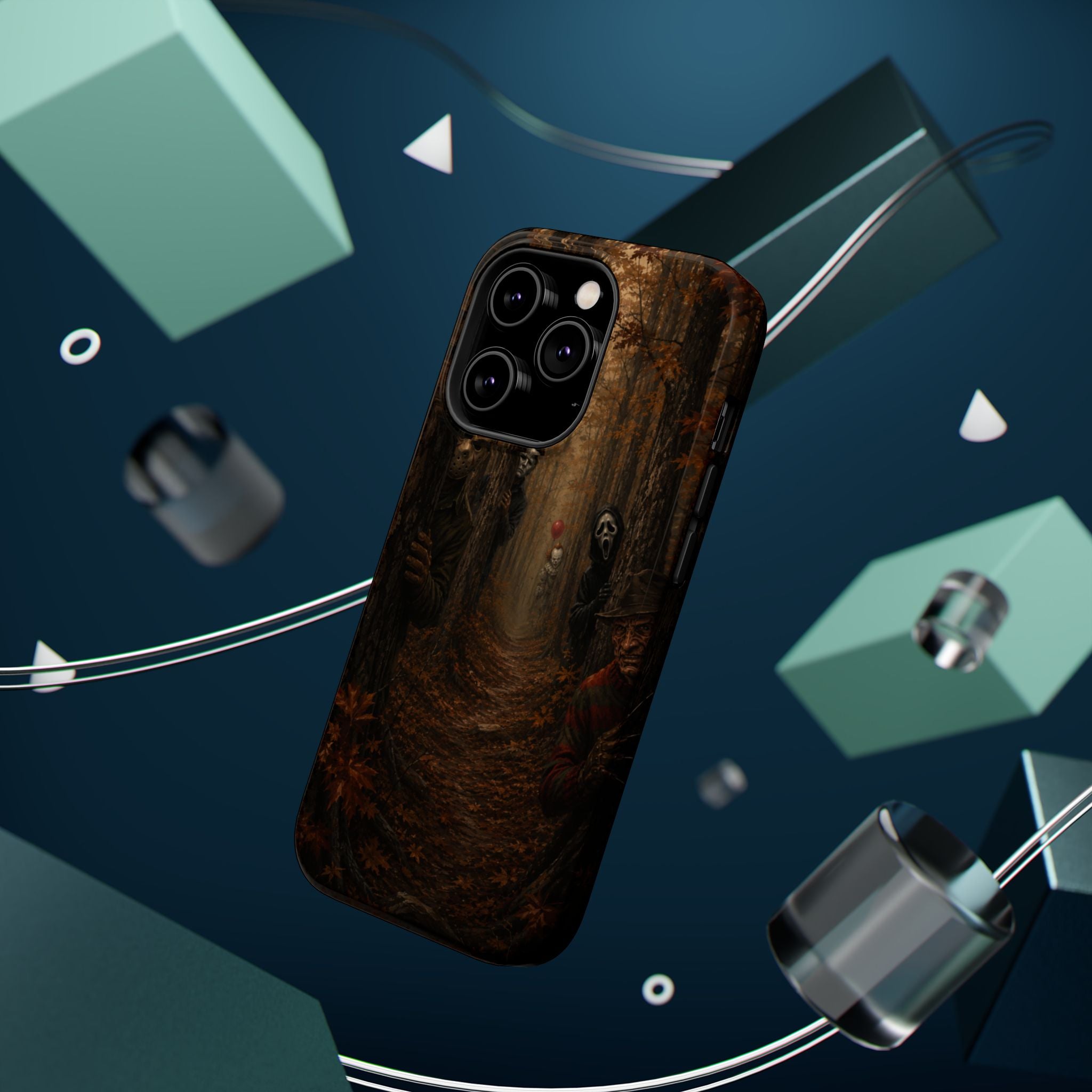 Phone Case — Spooky Forest Horror Design (Magnetic, Impact-Resistant)