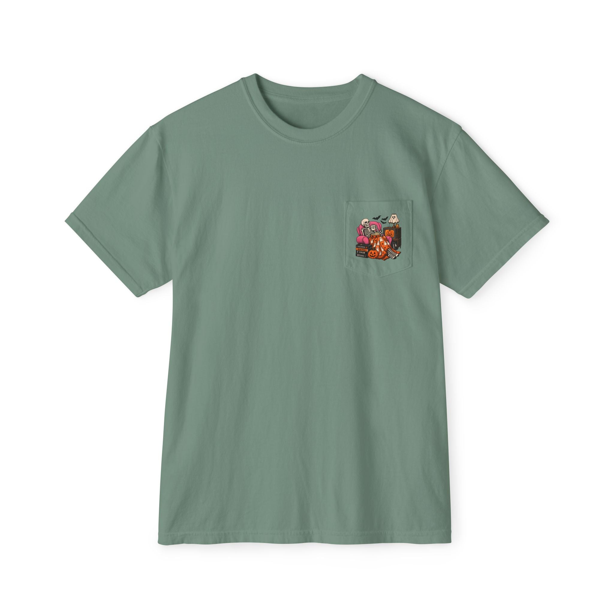 Spooky Season Haunted House T-Shirt | Pocket Tee