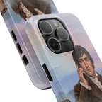 Romantic Regency Tough Phone Case — Illustrated Mr. Darcy Letter Scene