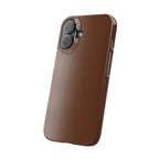 Slim Brown Minimalist Phone Case — Slim Protective Cover
