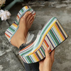 Open Toe Wedge Sandals
