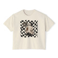 Spooky Vibes Checkerboard Ghost Tee