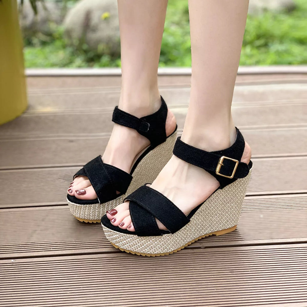 Open Toe Wedge Sandals