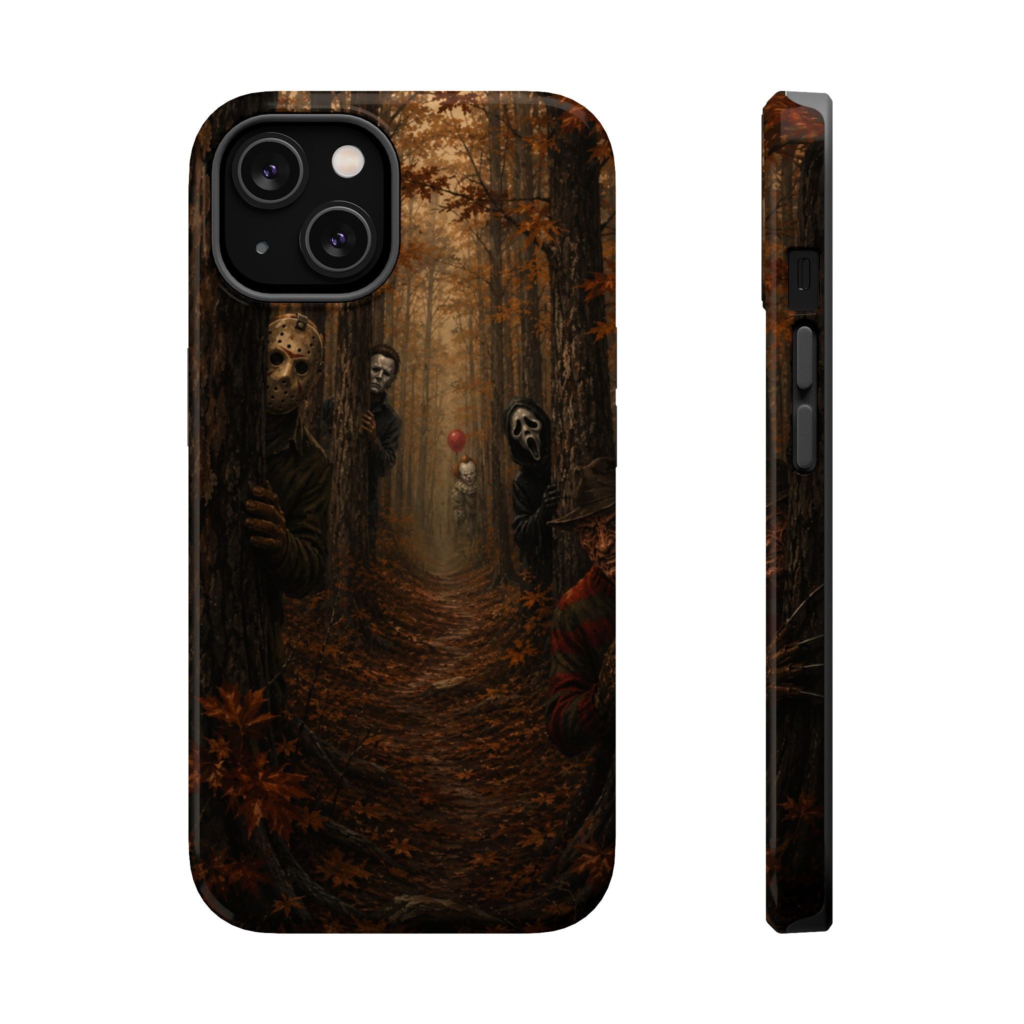 Phone Case — Spooky Forest Horror Design (Magnetic, Impact-Resistant)