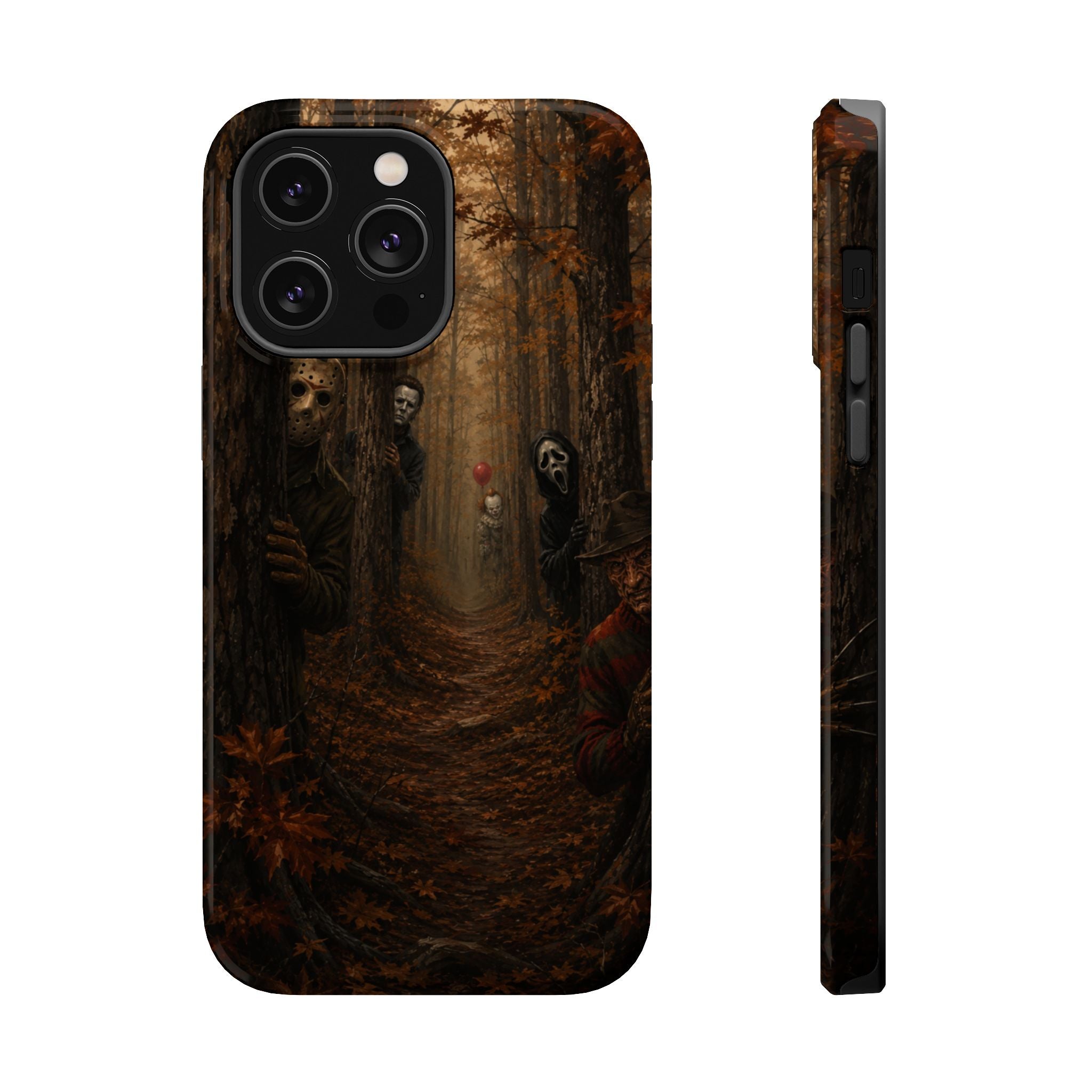 Phone Case — Spooky Forest Horror Design (Magnetic, Impact-Resistant)