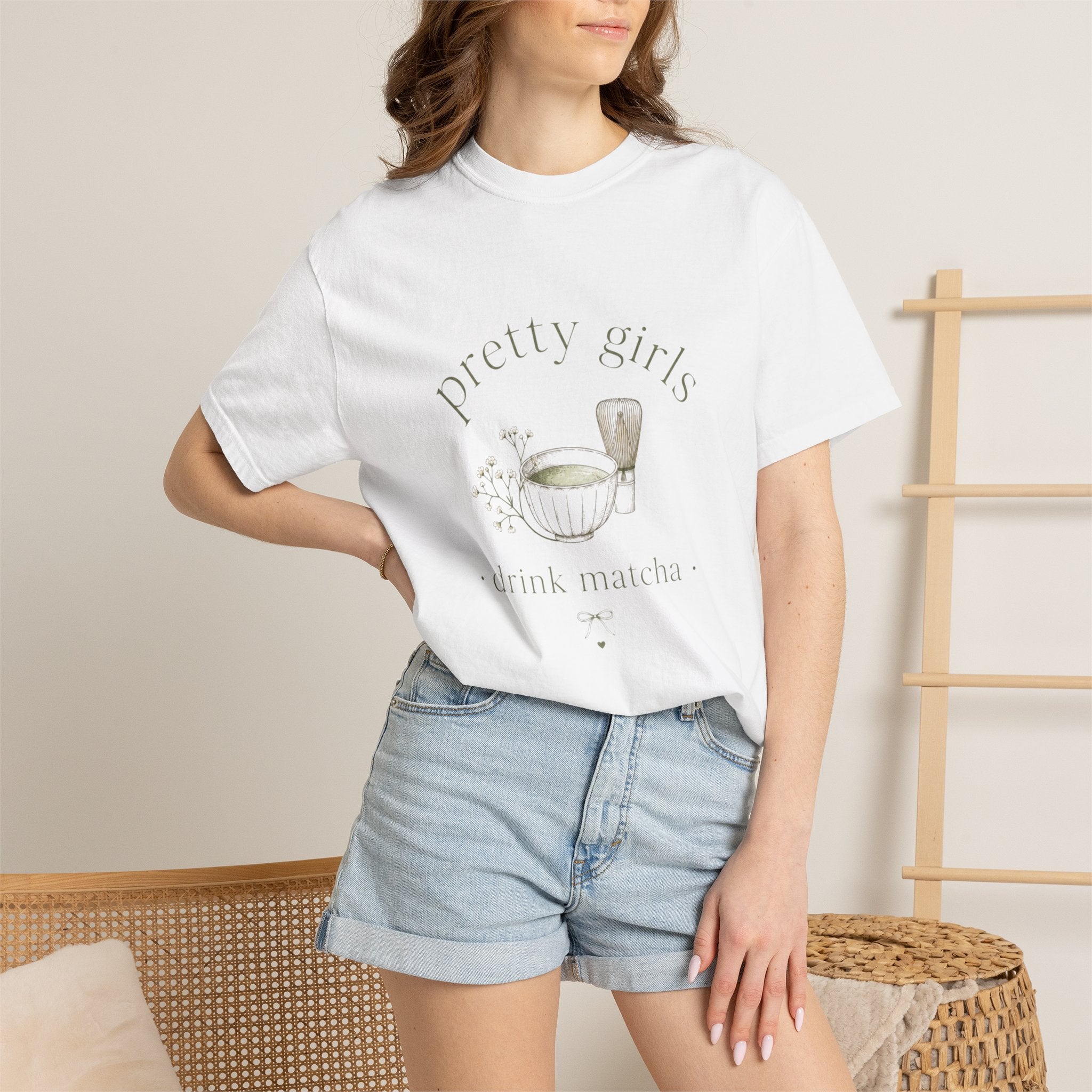 Matcha & Daydreams— "Pretty Girls Drink Matcha" Graphic Tee