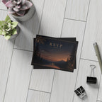 MIDNIGHT PINE- RSVP Card 4.9x3.5 (envelopes included)