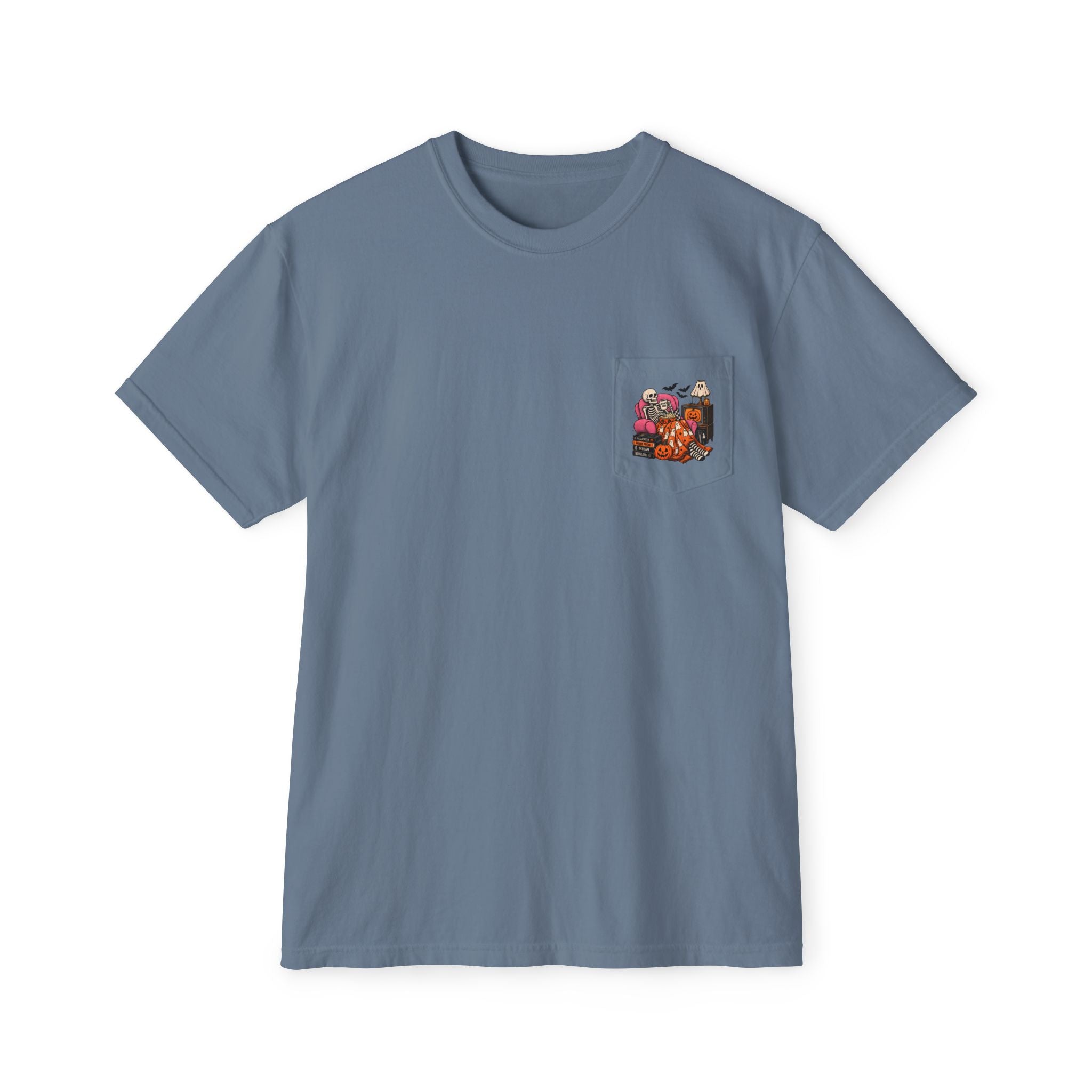 Spooky Season Haunted House T-Shirt | Pocket Tee