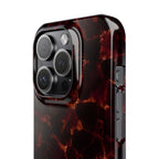 Tortoiseshell Slim Phone Case – Glossy Brown Marble iPhone Cover