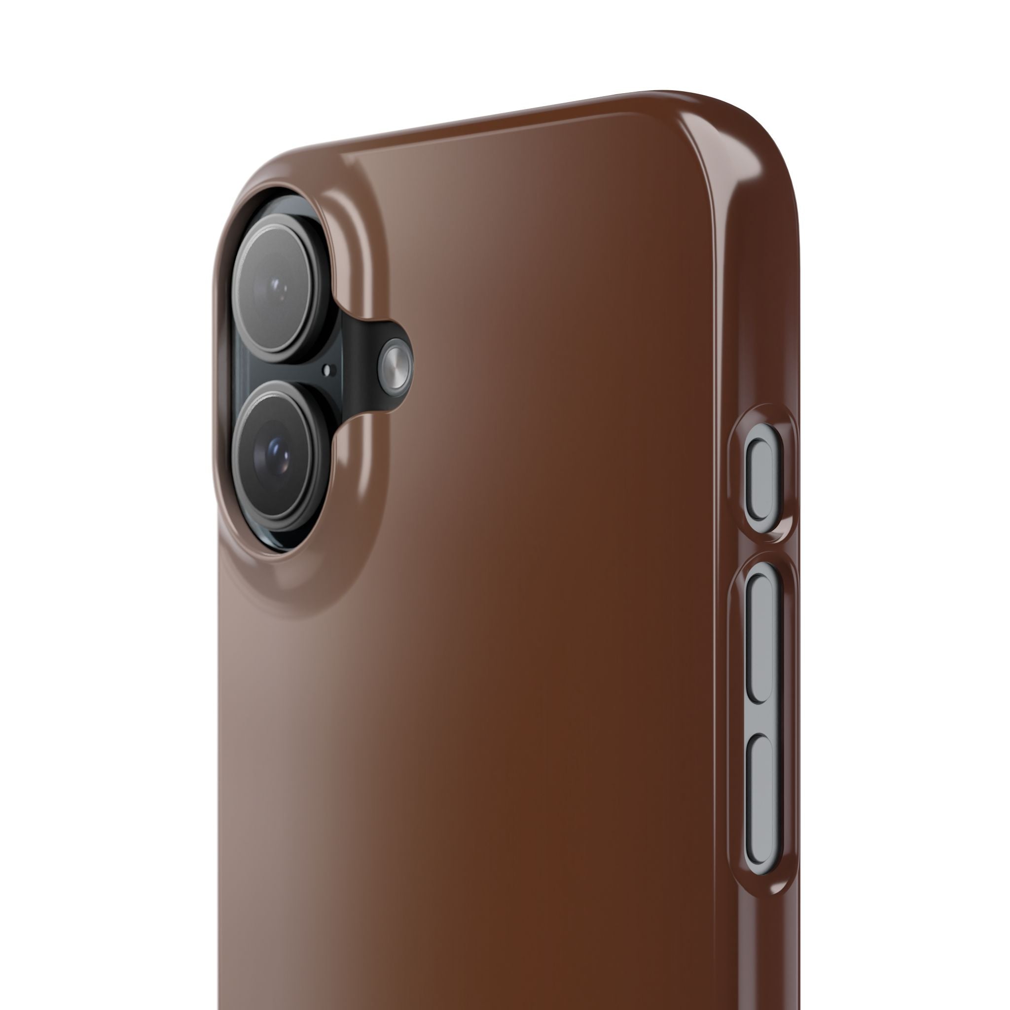Slim Brown Minimalist Phone Case — Slim Protective Cover