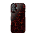 Tortoiseshell Slim Phone Case – Glossy Brown Marble iPhone Cover