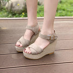 Open Toe Wedge Sandals