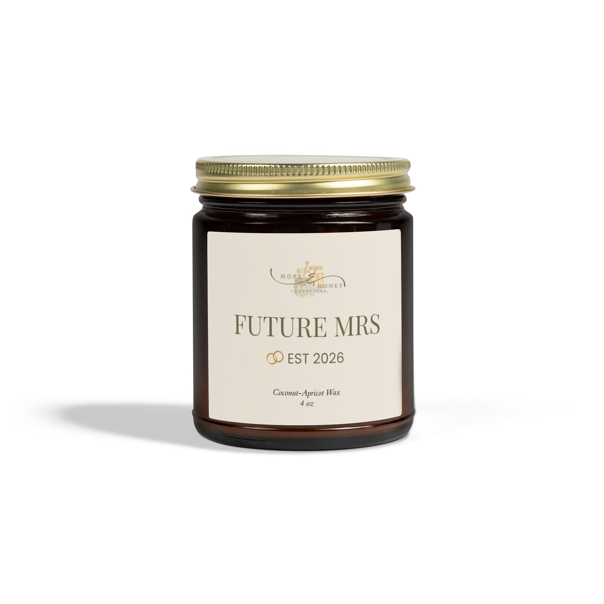 Future Mrs Scented Candle — Coconut Apricot Wax (4oz, 9oz)