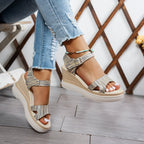Open Toe Wedge Sandals