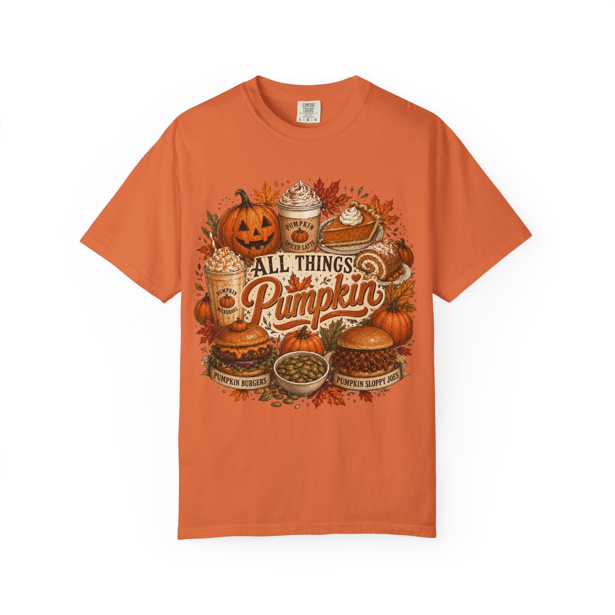 All Things Pumpkin T-Shirt — Fall Pumpkin Spice Graphic Tee