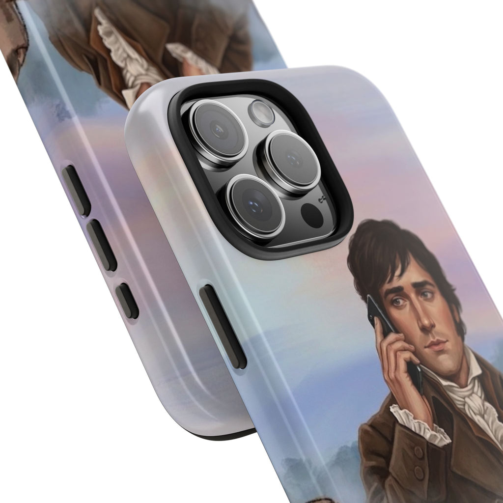 Romantic Regency Tough Phone Case — Illustrated Mr. Darcy Letter Scene
