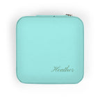 Personalized Compact Jewelry Travel Case – Portable Ring & Earring Organizer