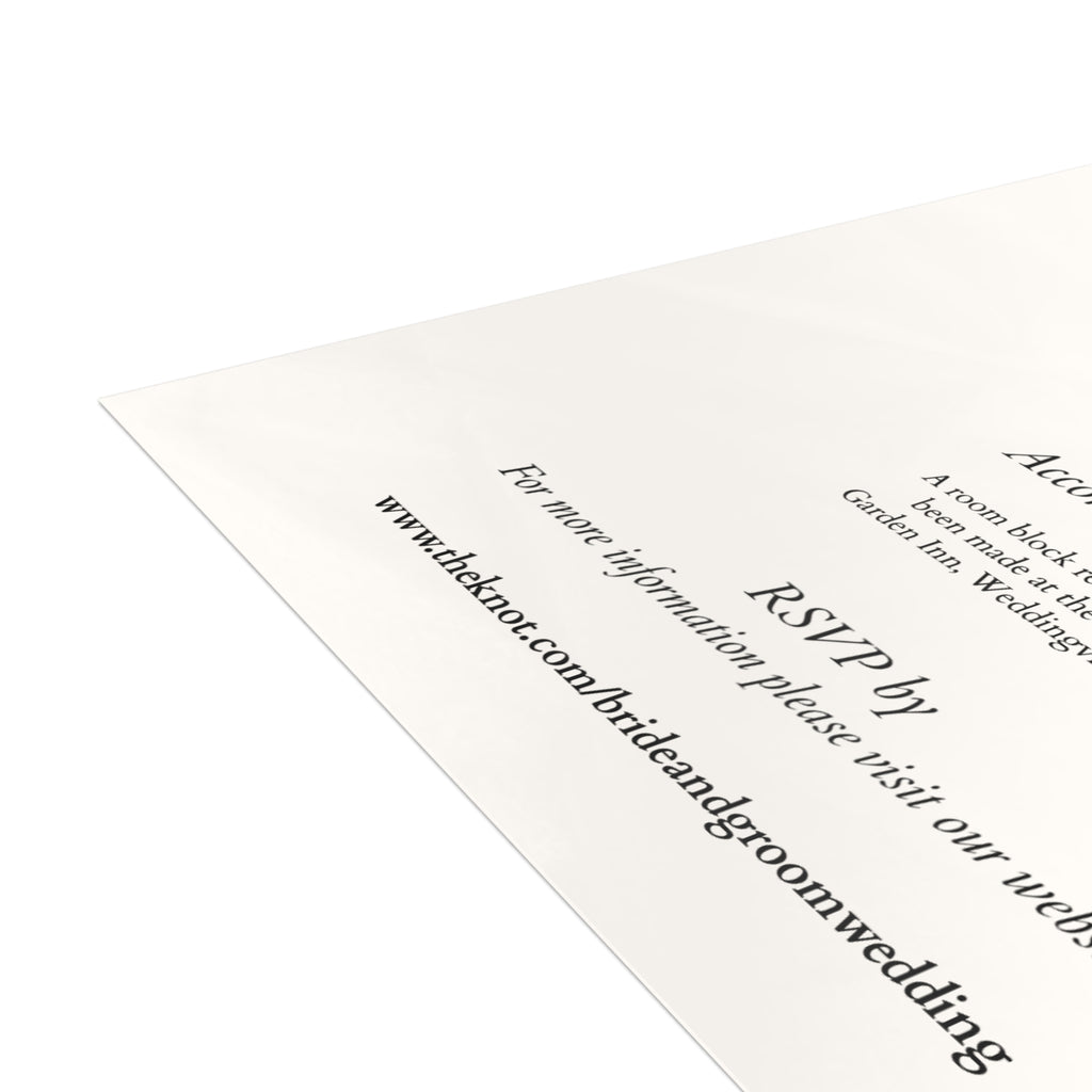 CLIFFSIDE VOWS- Details Card|Customizable (no envelopes) 4.25x5.5