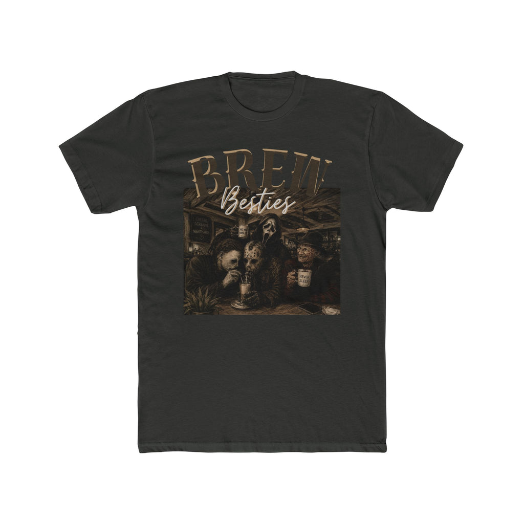 Brew Besties T‑Shirt — Vintage Cafe Friends Graphic Tee
