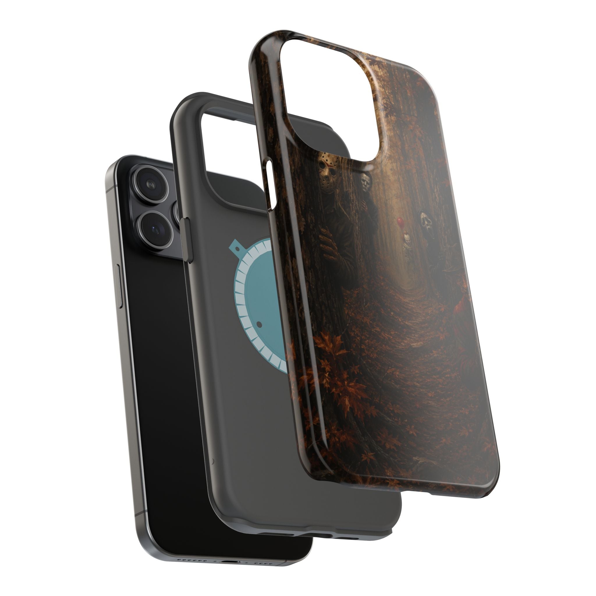 Phone Case — Spooky Forest Horror Design (Magnetic, Impact-Resistant)