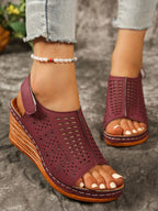 Open Toe Wedge Sandals