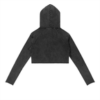 FAITH OVER FEAR-Vintage Washed Raw Edge Hoodie