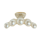 Small Dots Clip - Pearl White