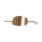 Pearl Drop Ponytail Hair Cuff - Gold