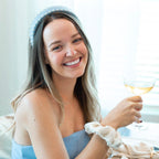Classic Pearl Headband - Sky Blue