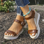 Open Toe Wedge Sandals
