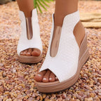 Open Toe Wedge Sandals