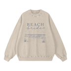 sweatshirt,bride,beach,oversized,cozy,cute,crewneck