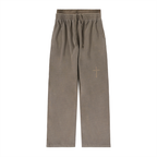 FAITH OVER FEAR-Vintage Washed Waist Pants