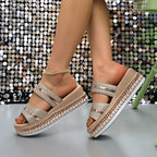 Open Toe Wedge Sandals