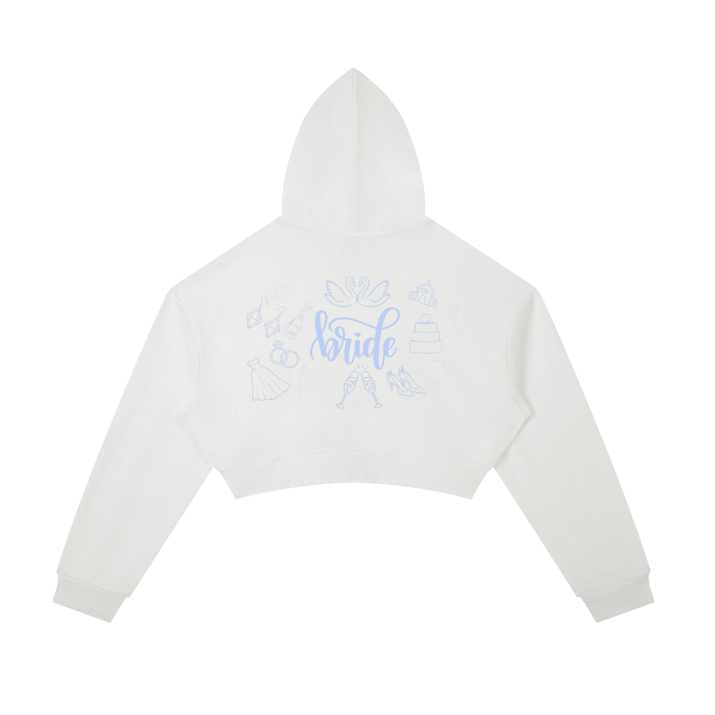 Essential Cropped Zip-Up Hoodie