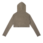 FAITH OVER FEAR-Vintage Washed Raw Edge Hoodie