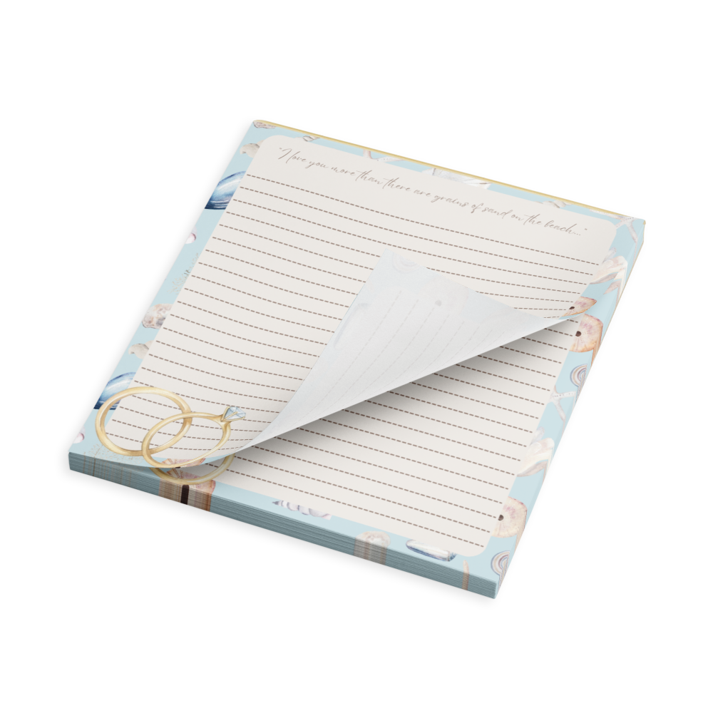 Beach Bride Notepad